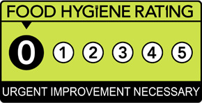 Food Hygiene Rating Scheme Score 0 (Zero)